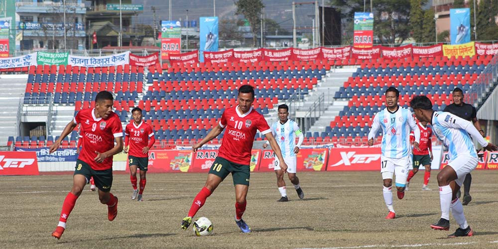 आर्मीलाई टाइब्रेकरमा हराउँदै मनाङ मस्र्याङ्दी आहा ! रारा गोल्डकपको फाइनलमा